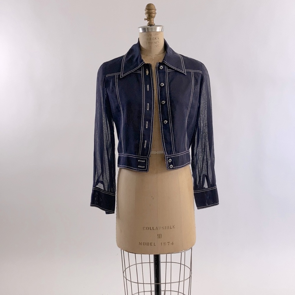 Vintage Howard Wolf Cotton Voile “Jean” jacket
